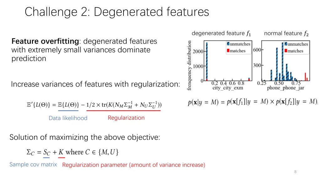 challenge 2 degenerated features
