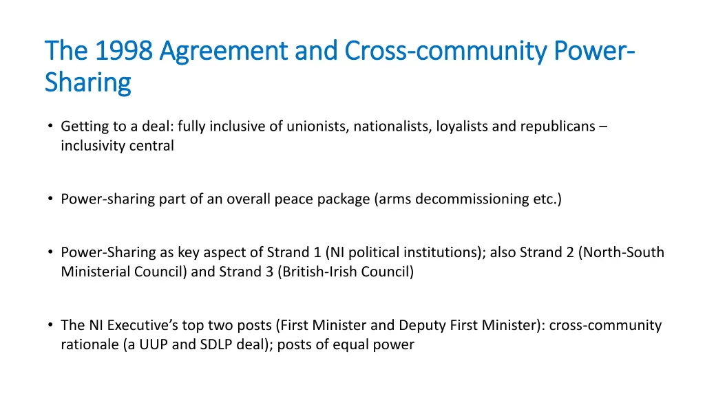 the 1998 agreement and cross the 1998 agreement