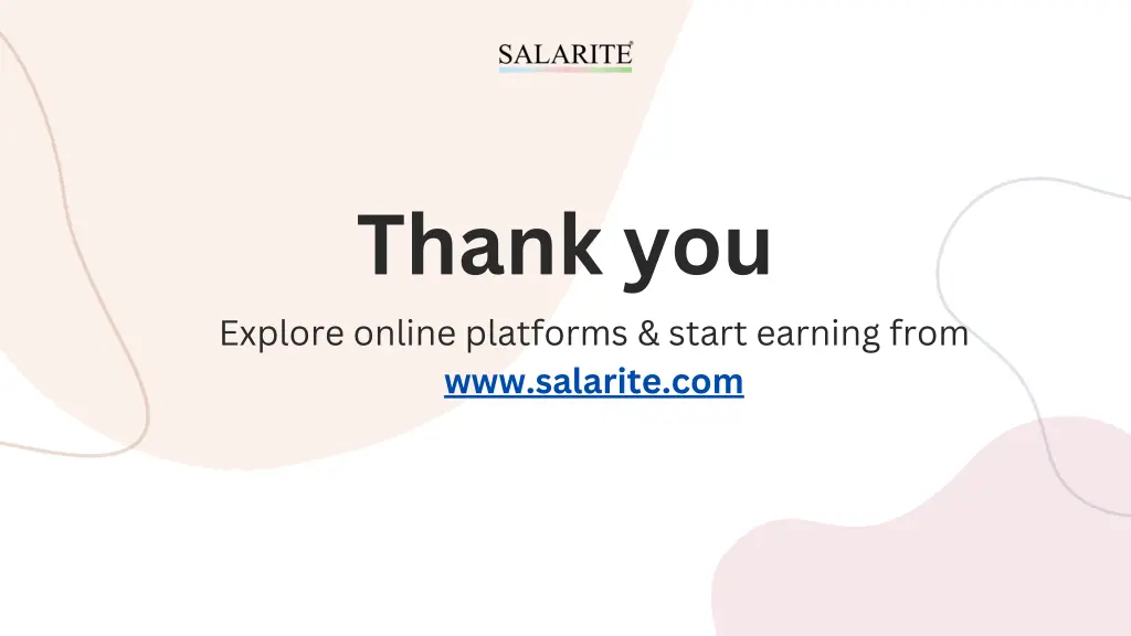 thank you explore online platforms start earning