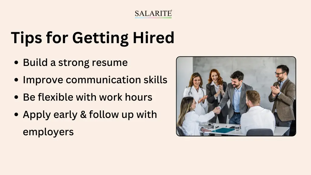 tips for getting hired
