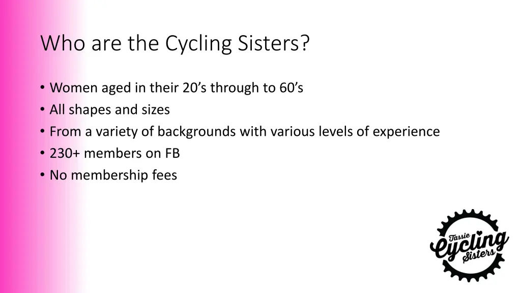 who are the cycling sisters
