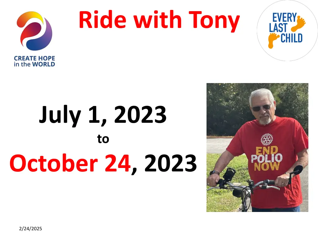 ride with tony