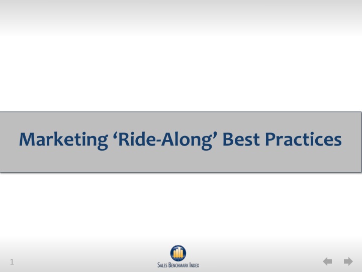 marketing ride along best practices