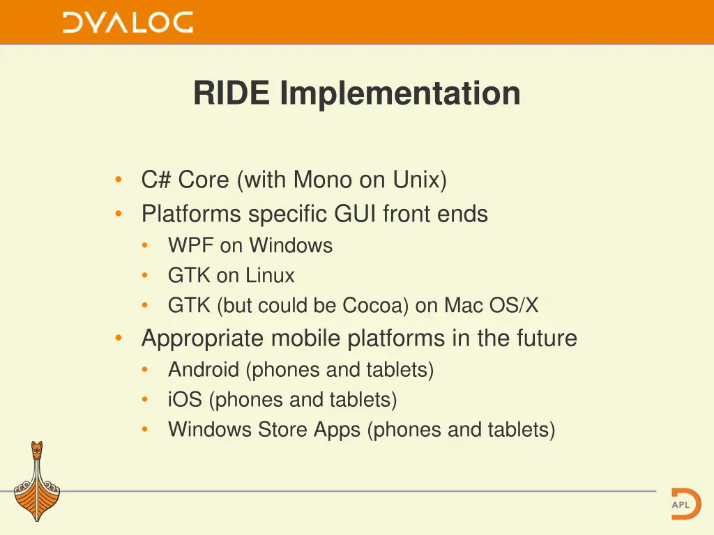 ride implementation
