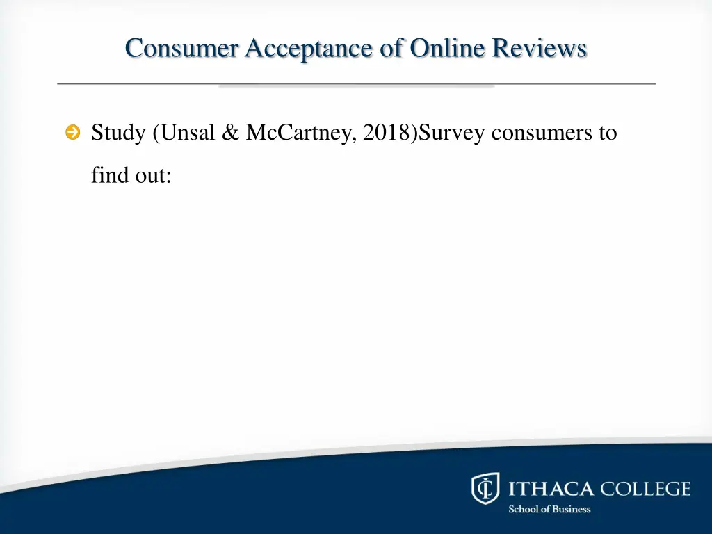 consumer acceptance of online reviews