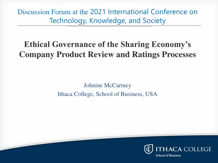discussion forum at the 2021 international