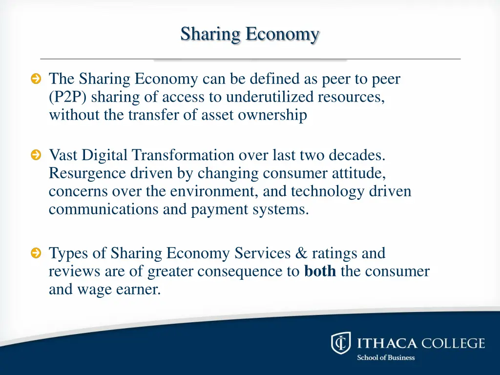 sharing economy