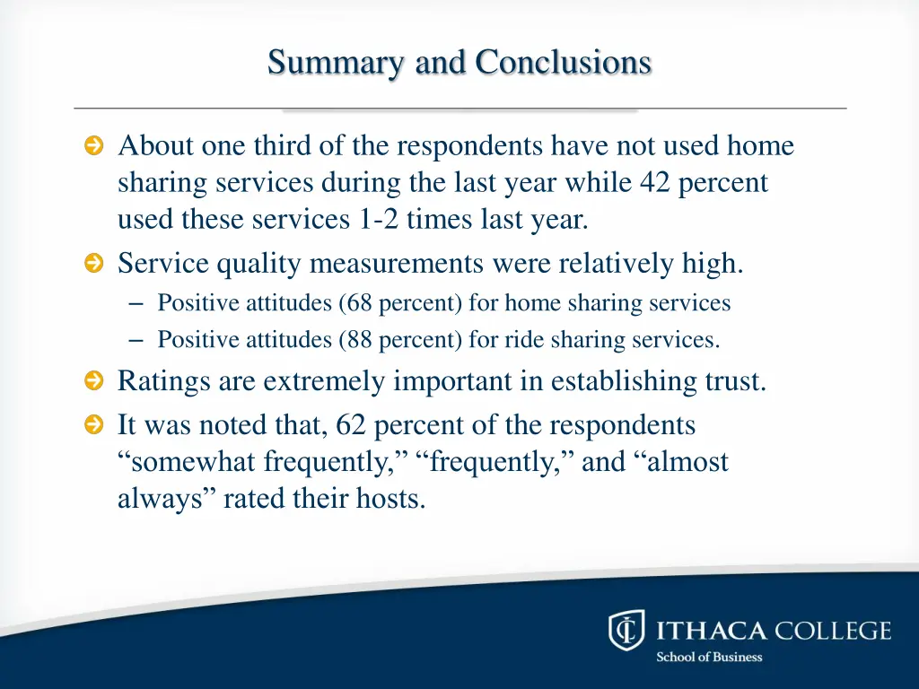 summary and conclusions