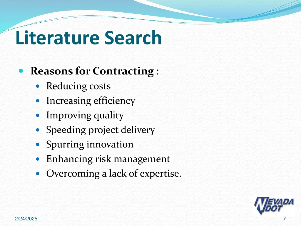literature search 1