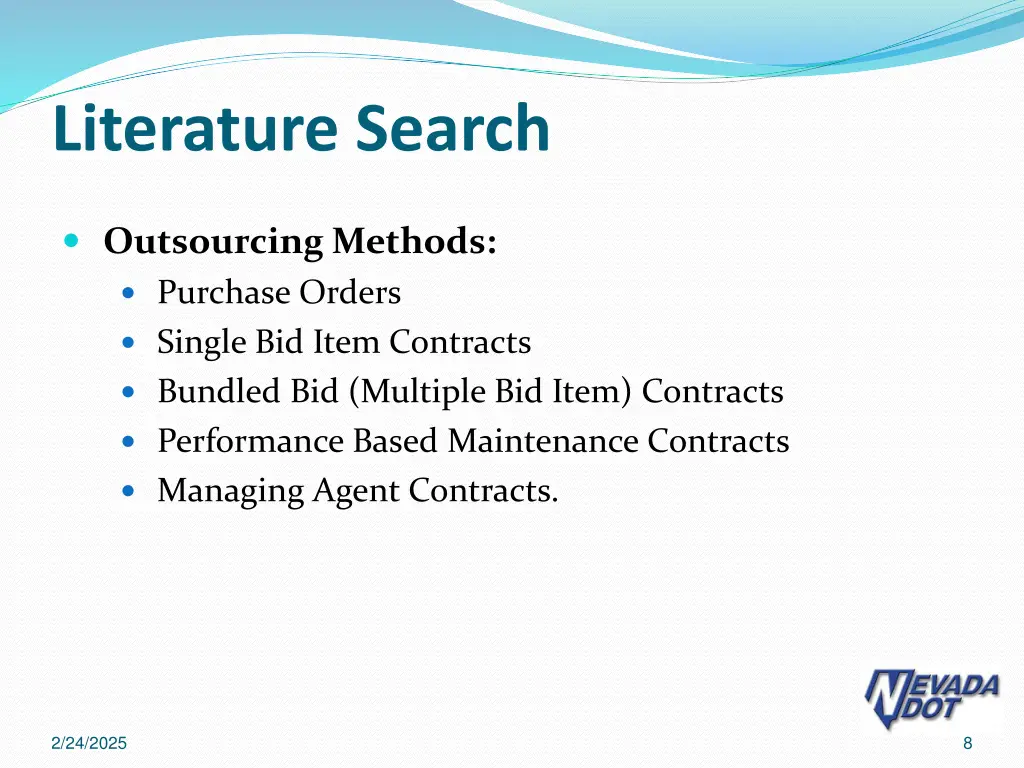 literature search 2