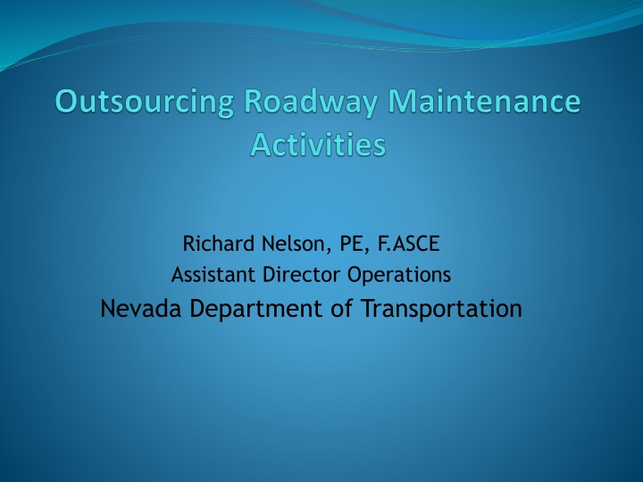 richard nelson pe f asce assistant director