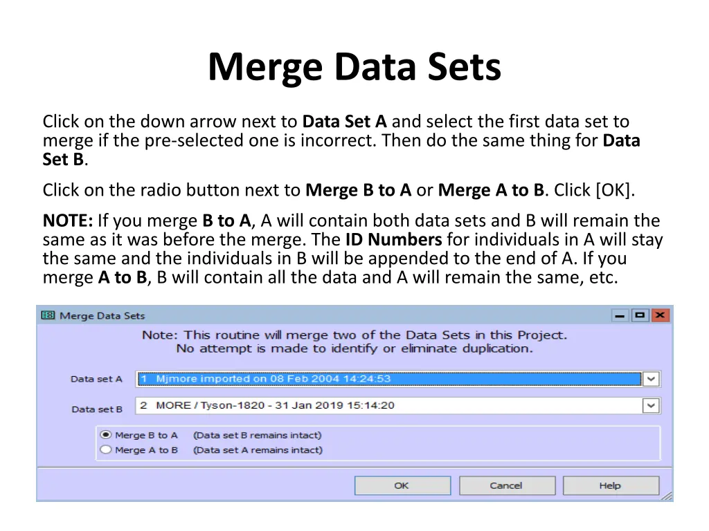 merge data sets 2