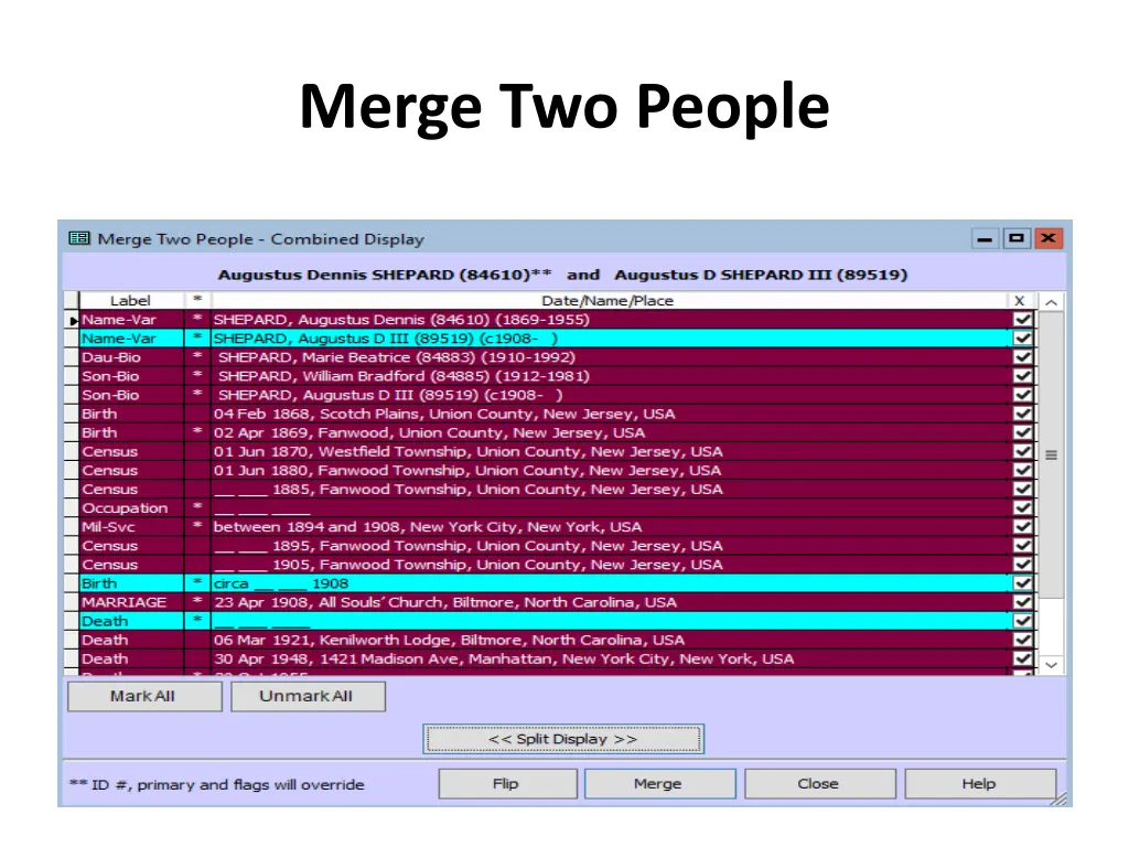merge two people 4