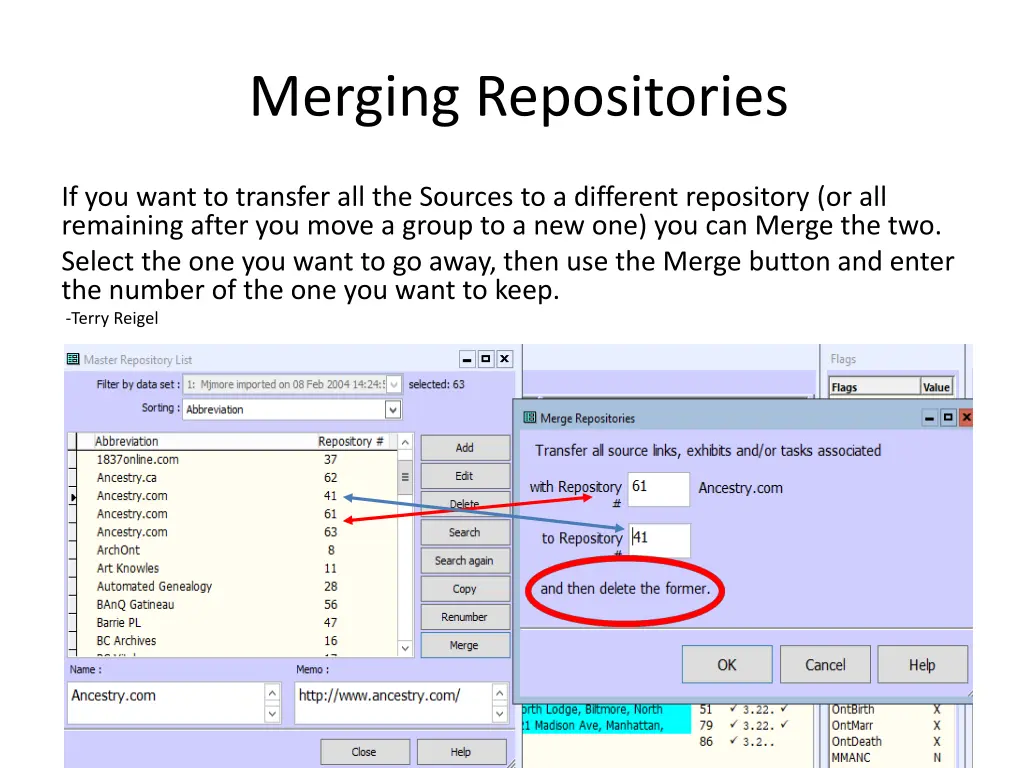 merging repositories
