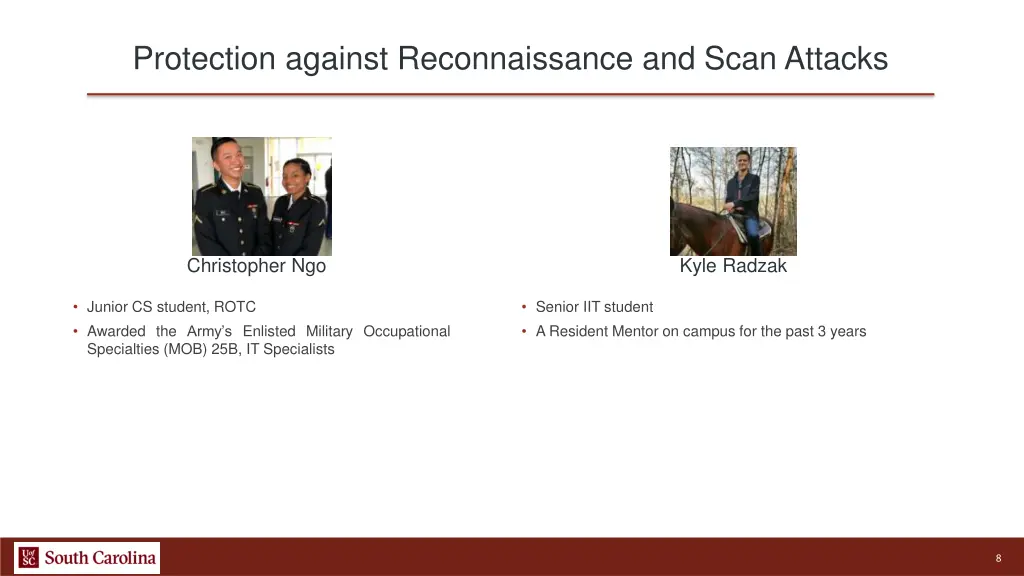 protection against reconnaissance and scan attacks