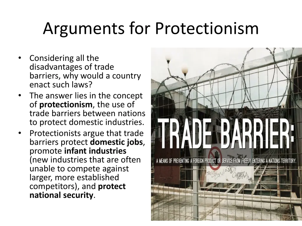arguments for protectionism