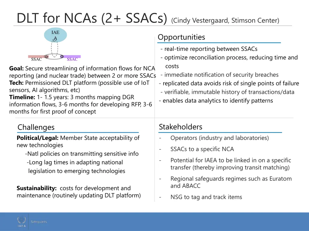 dlt for ncas 2 ssacs cindy vestergaard stimson