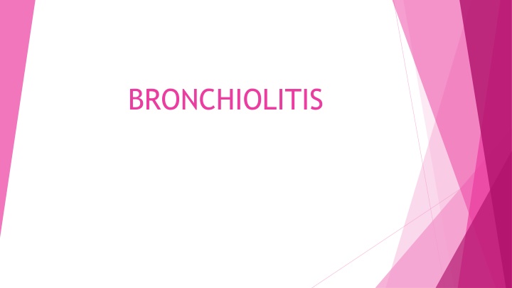 bronchiolitis