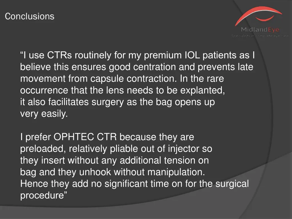 conclusions