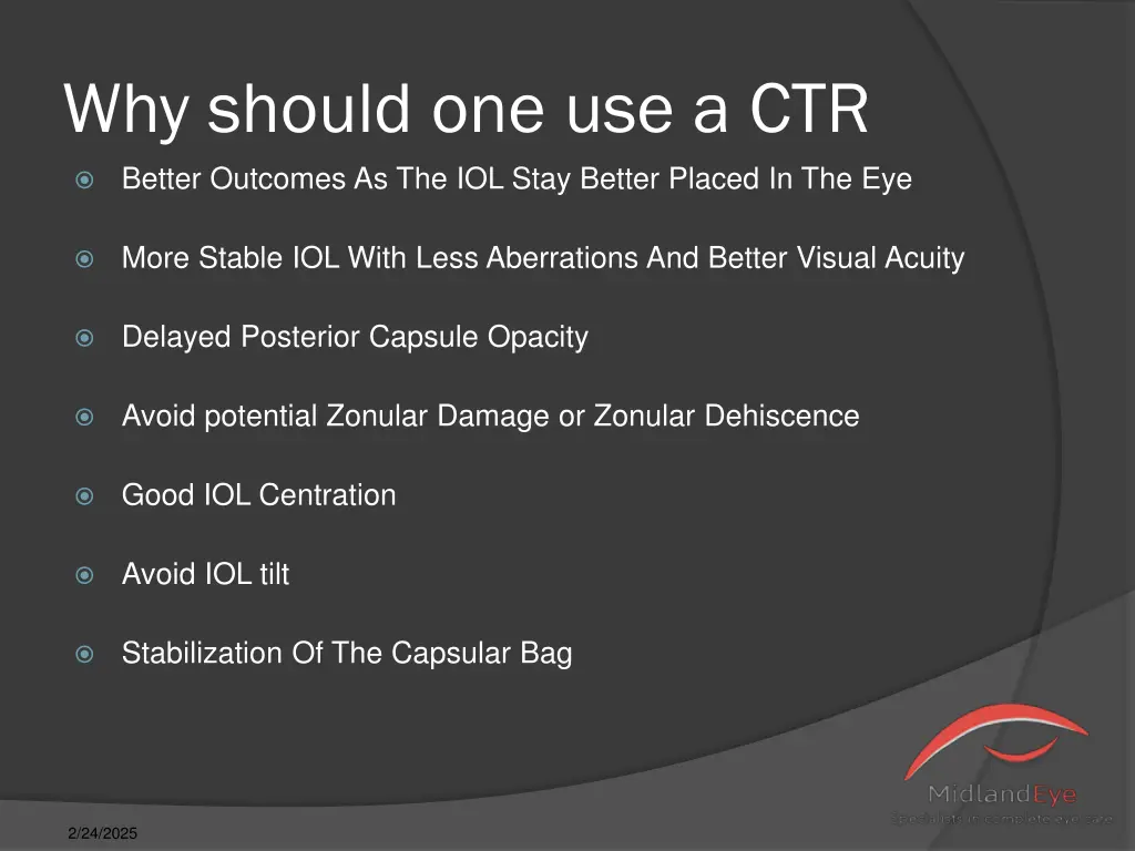 why should one use a ctr