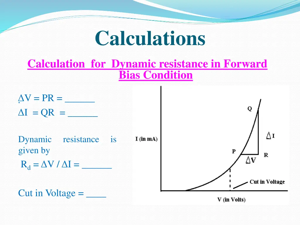 calculations