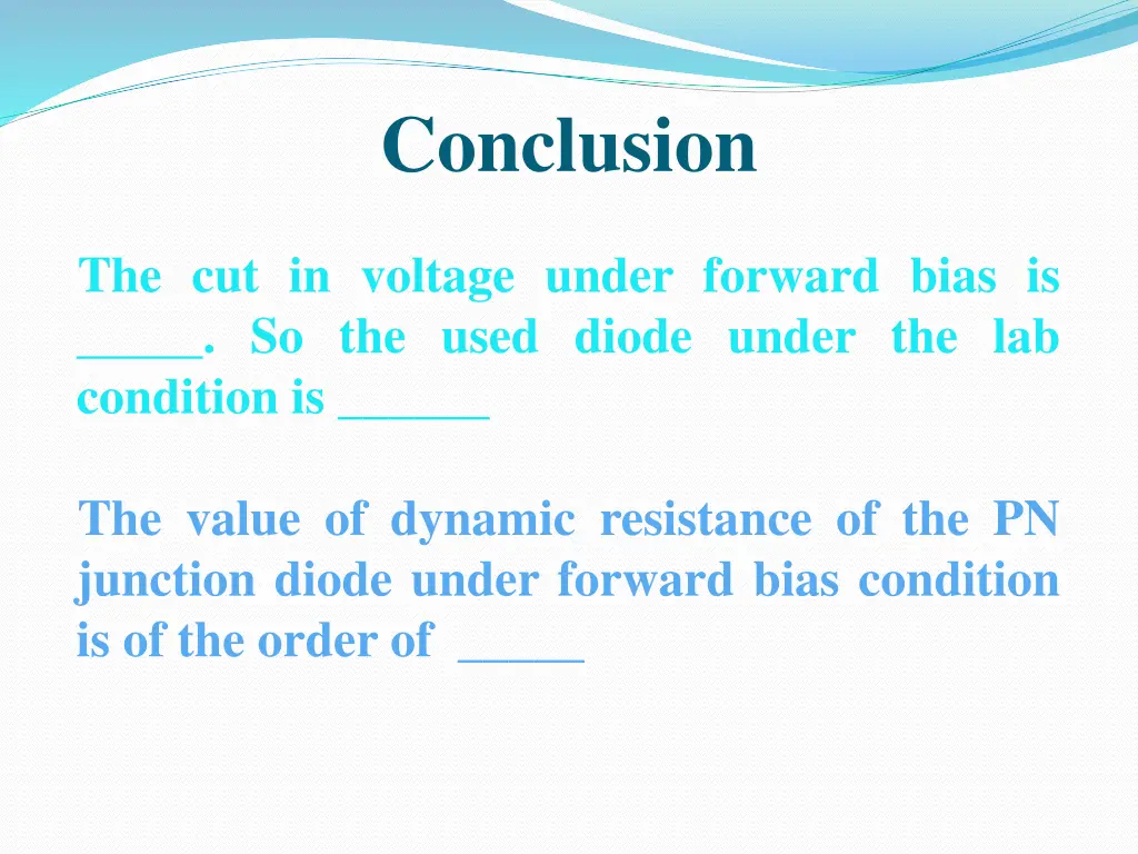 conclusion