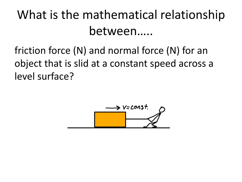 what is the mathematical relationship between