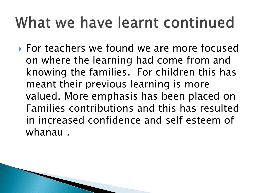 for teachers we found we are more focused
