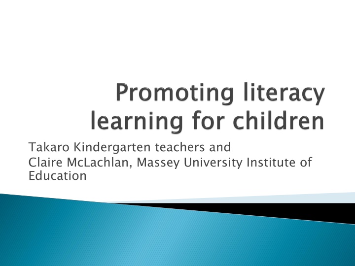 takaro kindergarten teachers and claire mclachlan