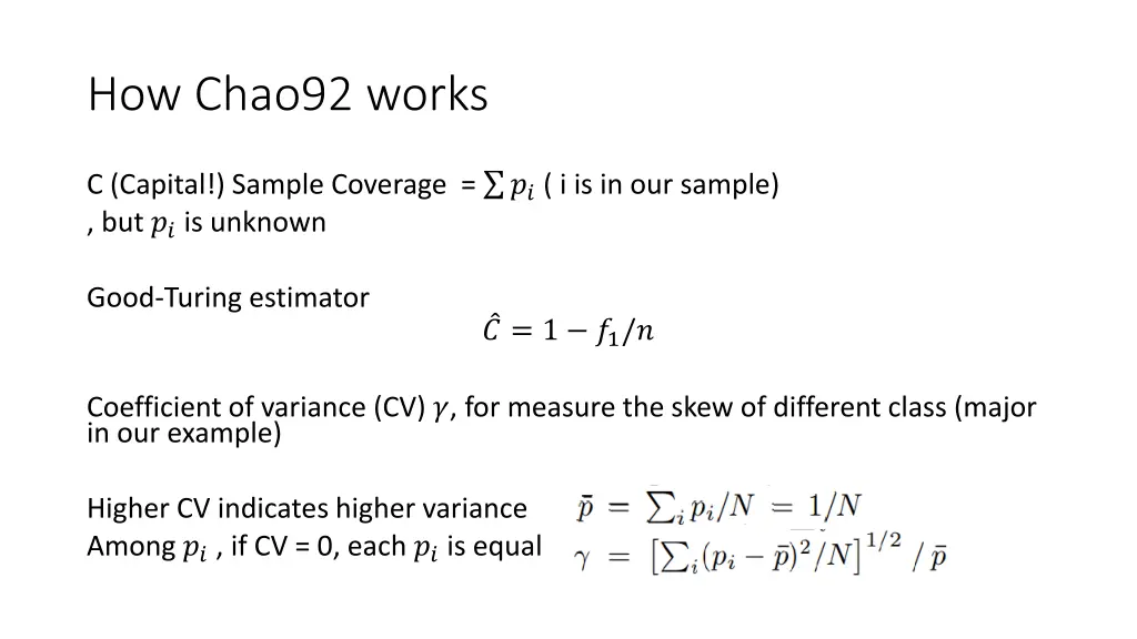 how chao92 works