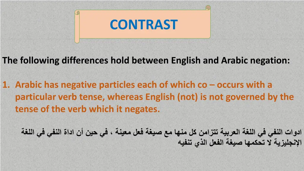 contrast