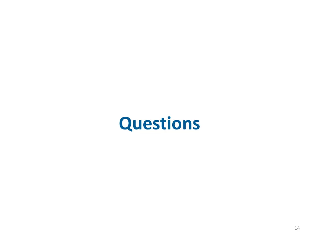 questions