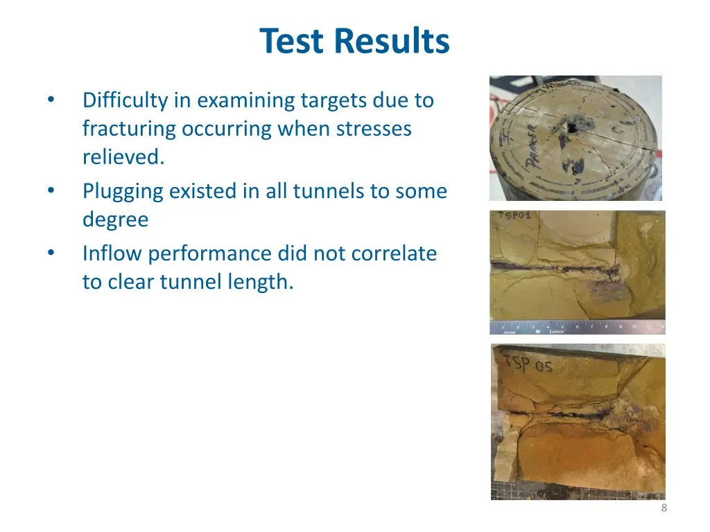 test results 1