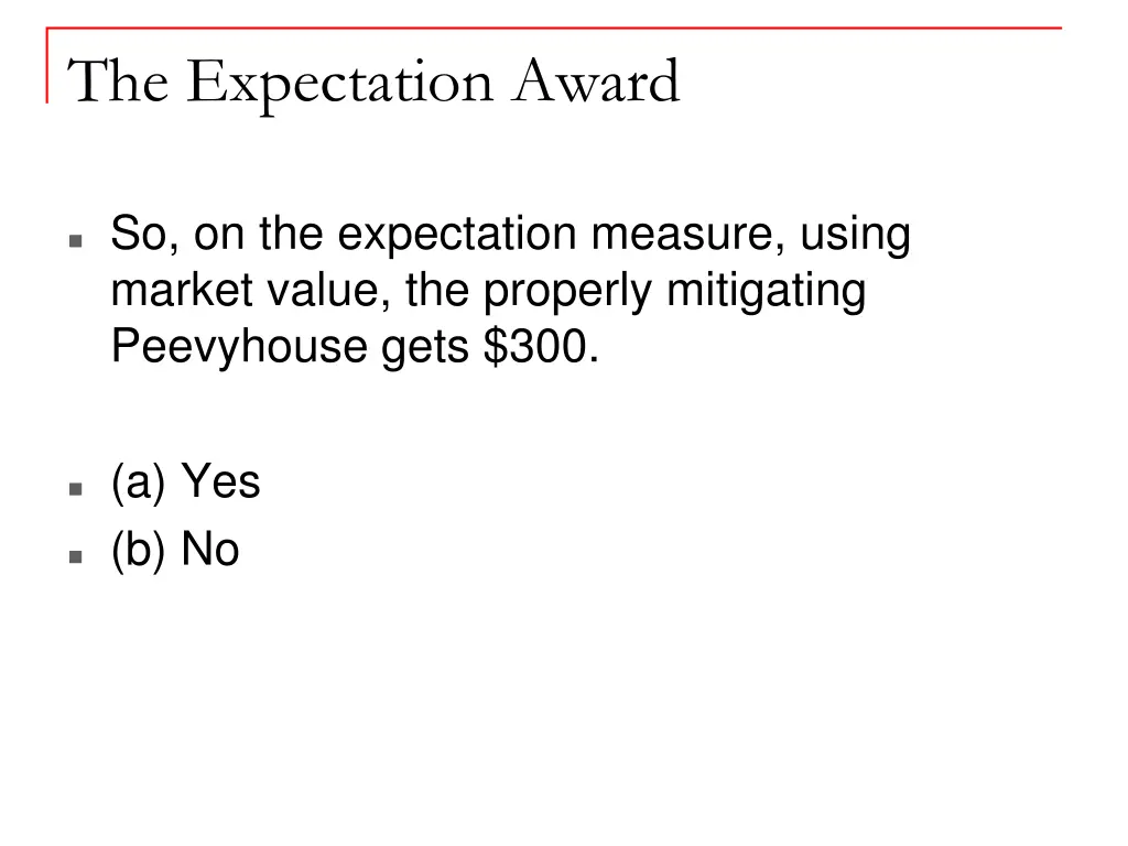 the expectation award