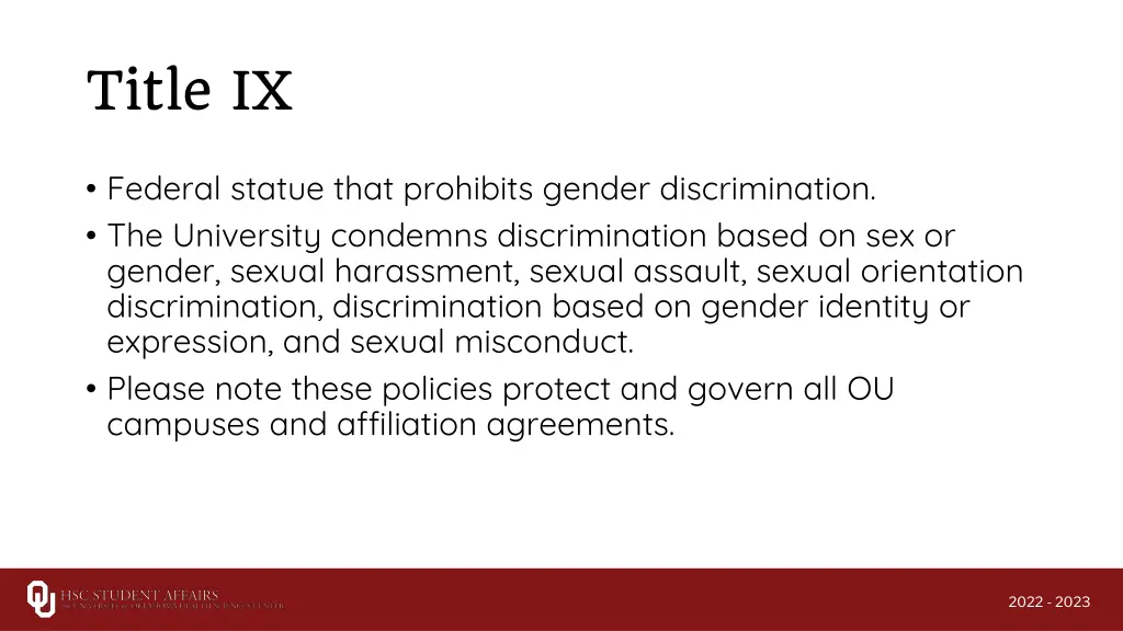 title ix