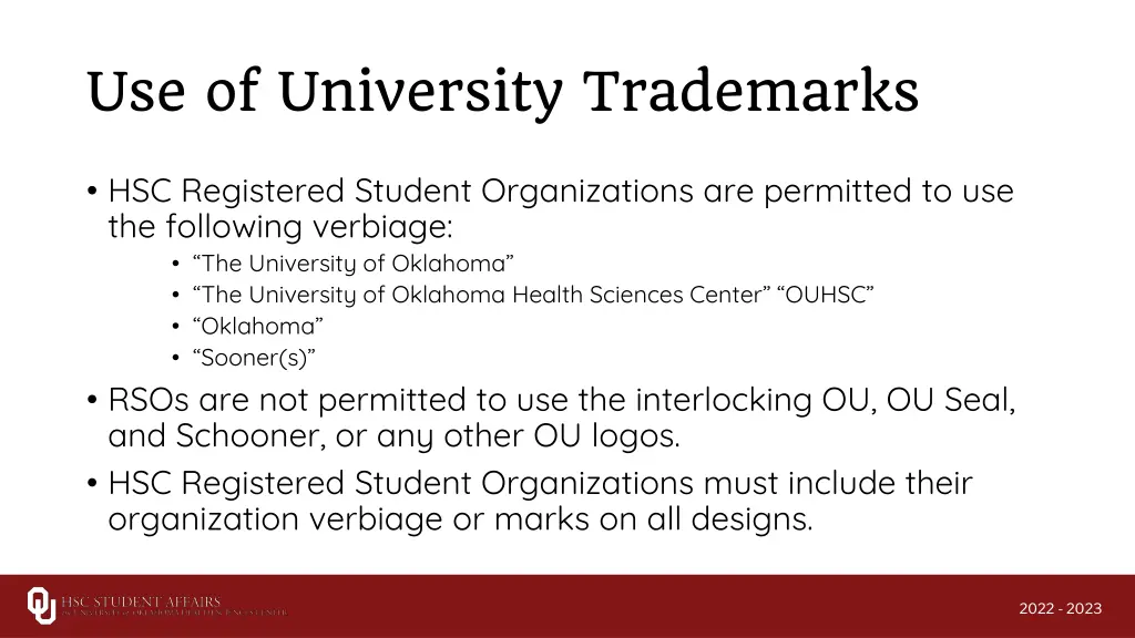 use of university trademarks 2