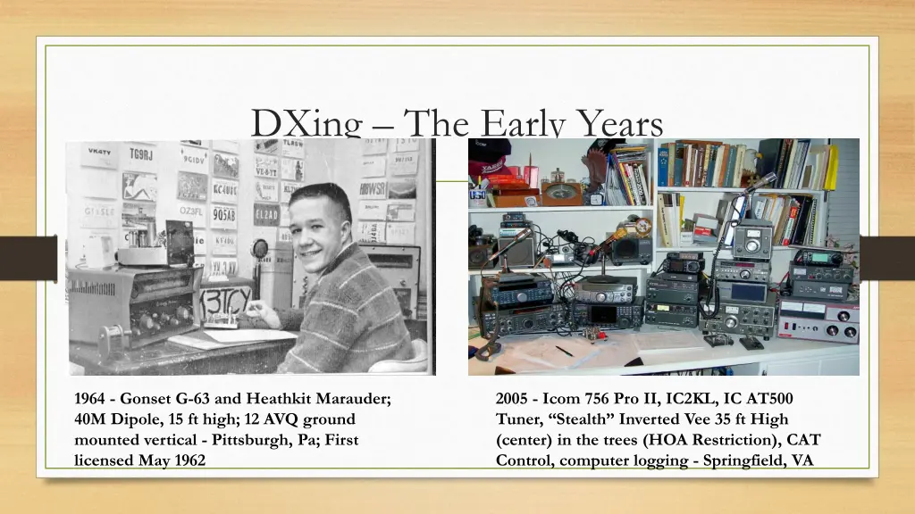 dxing the early years