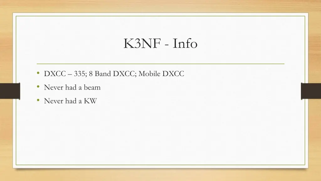 k3nf info