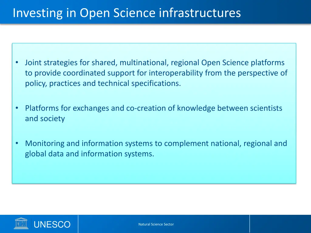 investing in open science infrastructures 1