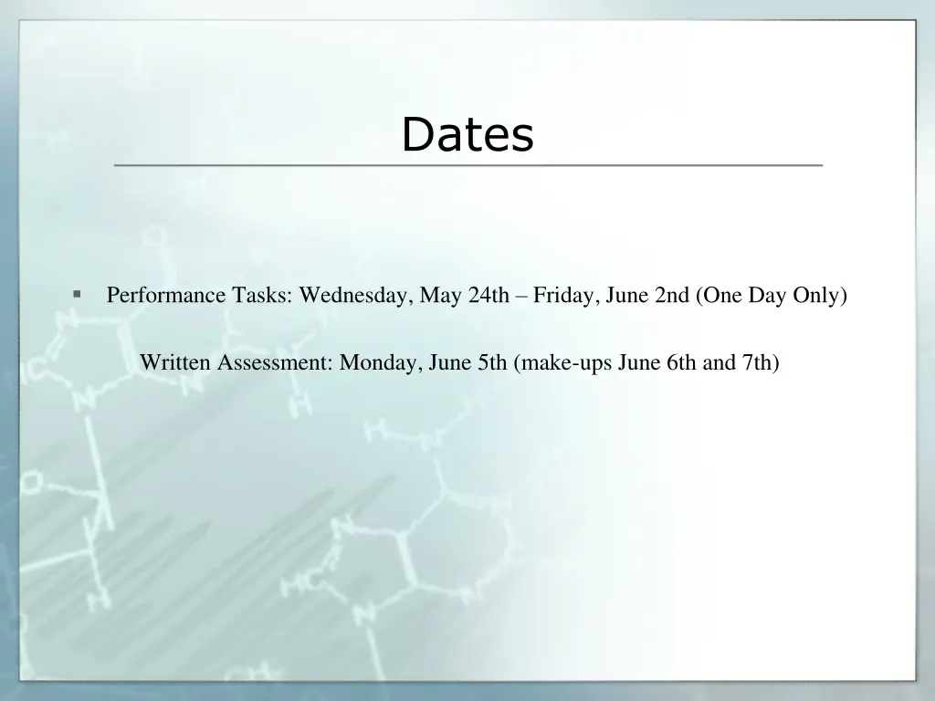 dates