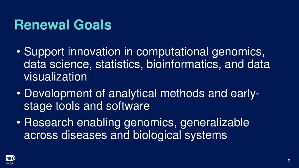 renewal goals