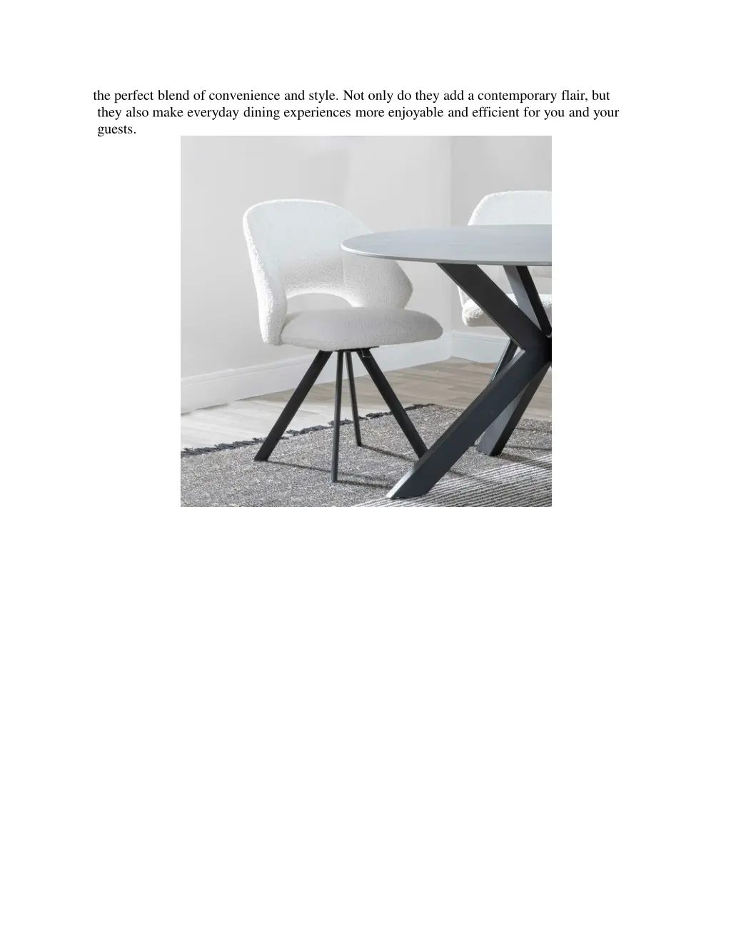 the perfect blend of convenience and style