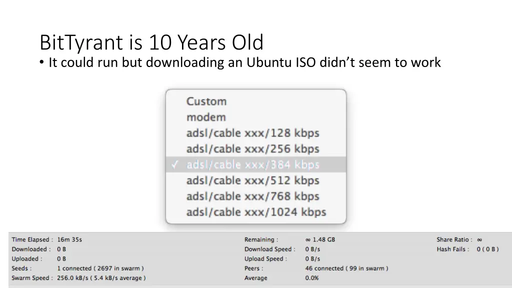 bittyrant is 10 years old it could
