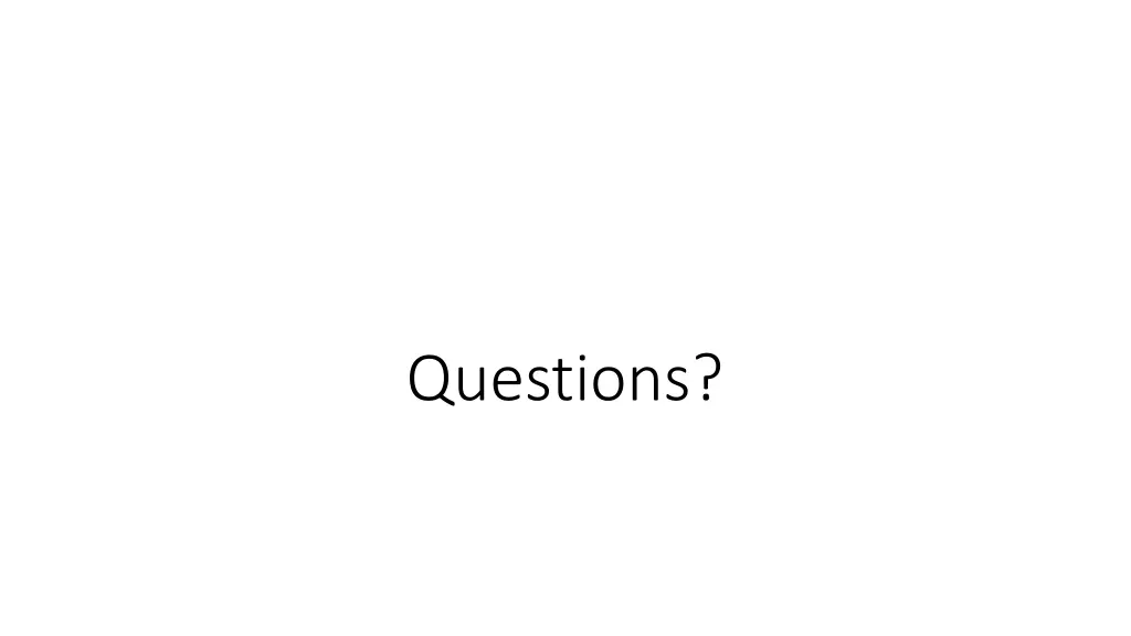 questions