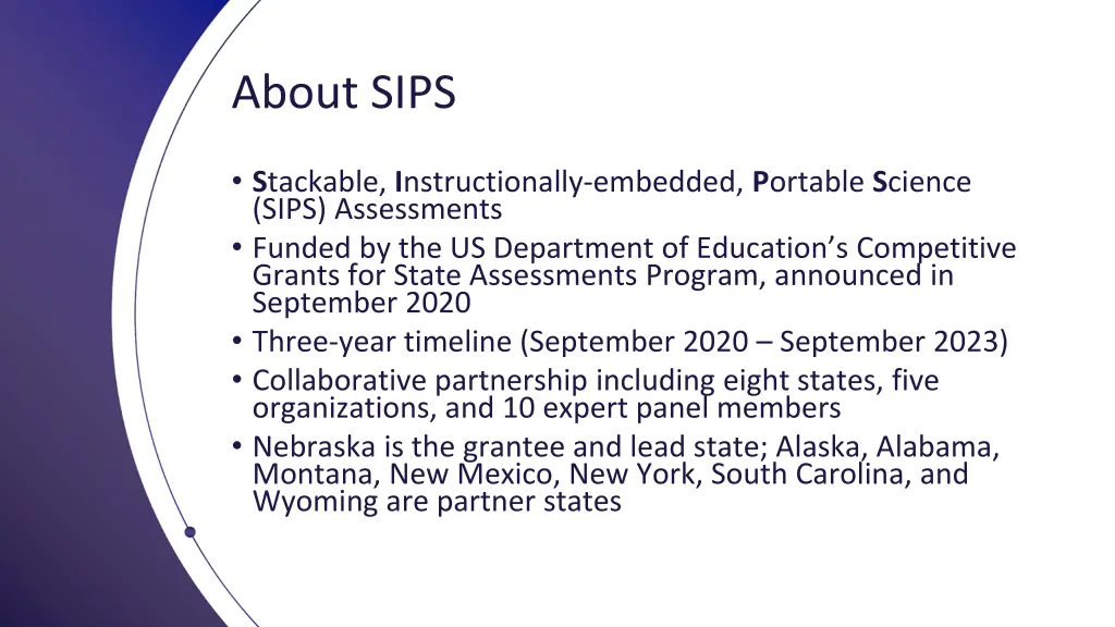 about sips