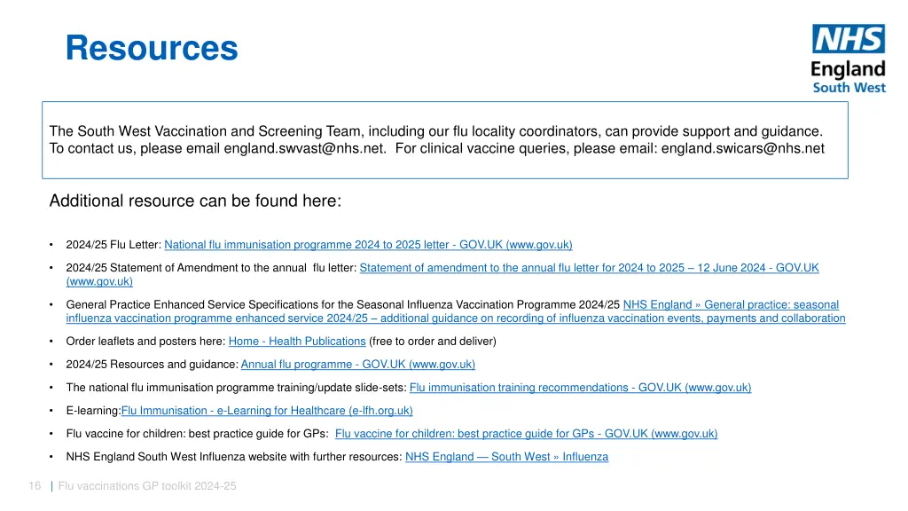 resources