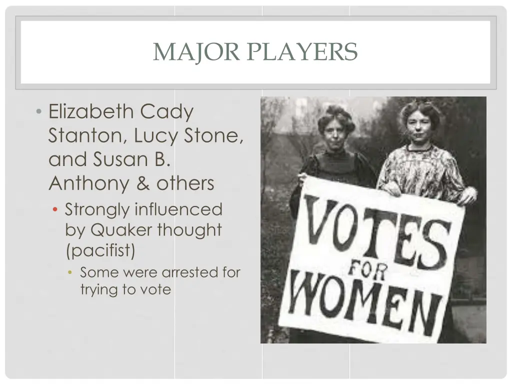 major players