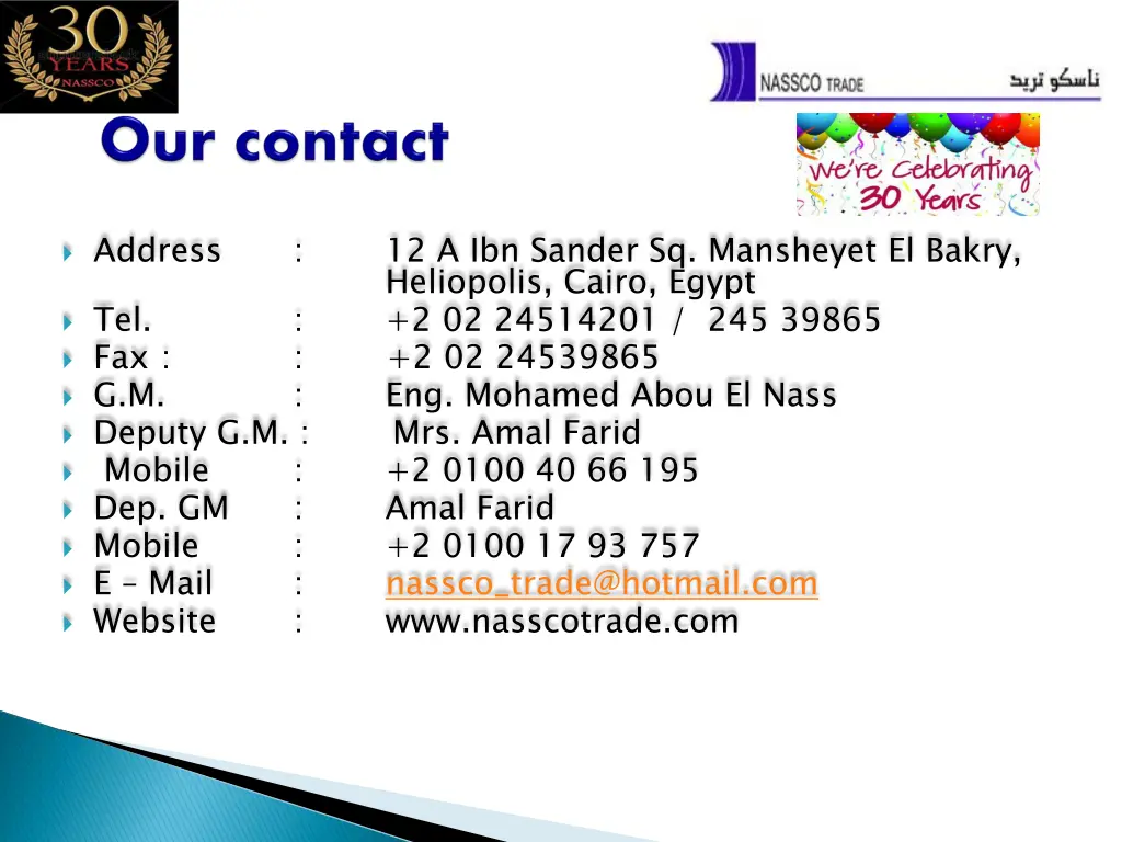 address