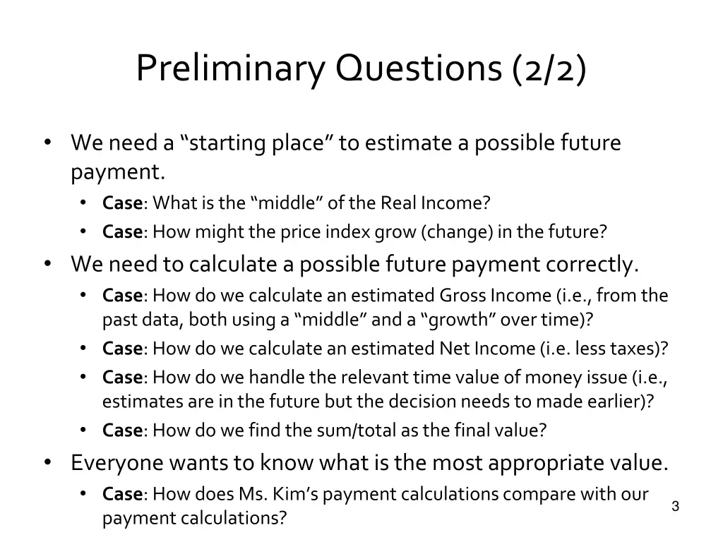 preliminary questions 2 2