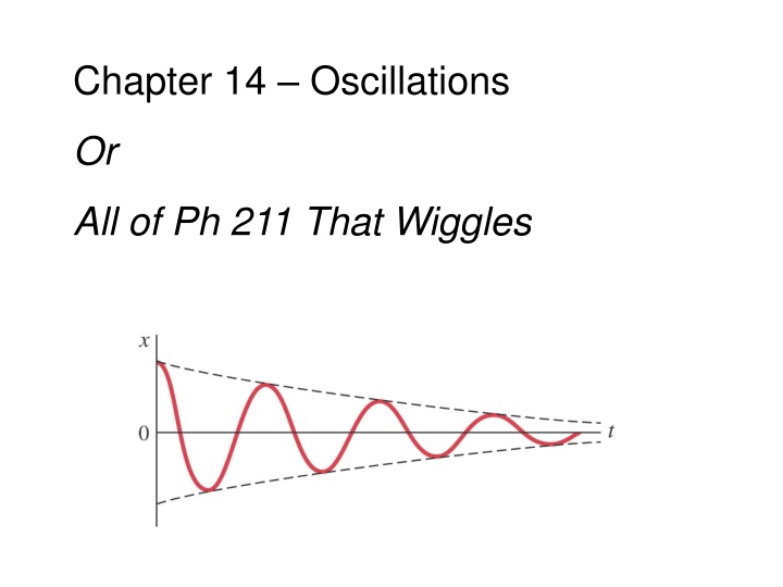 chapter 14 oscillations